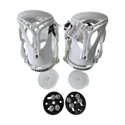 Used Union ROSA WOMENS SNOWBOARD BINDINGS Womens Binding Only White MD