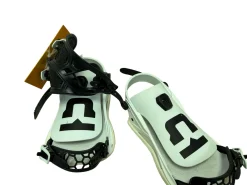 Used Union STRATA Mens Snowboard Bindings White LG