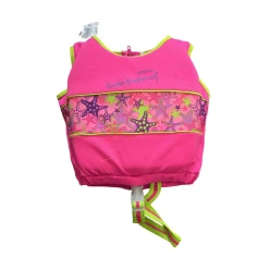 Used UPF50 SWIMSCHOOL ZIP UP PFD YTH Child PFD Pink Child 30-50