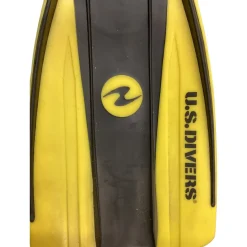 Used US Divers Underwater Fins Yellow L/XL
