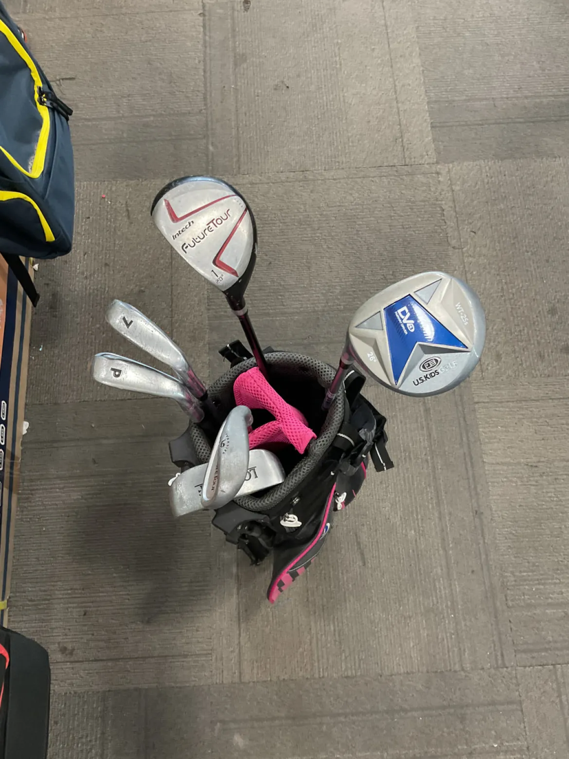Used US Kids US KIDS DV3 WT-25/ INTECH FUTE TOUR Jr Club Set LH 7 Piece