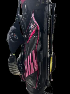 Used US Kids US KIDS GOLF STAND BAG PINK Jr Stand Bag Black And Pink