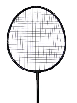 Used USA BLACK PURPLE Junior Badminton Racquet Black Junior
