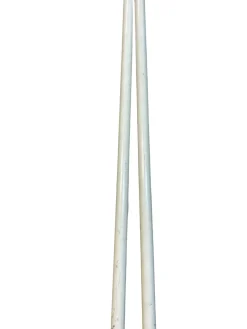 Used USA WHITE BLUE POLES Mens XC Ski Poles White 140 cm / 56 in
