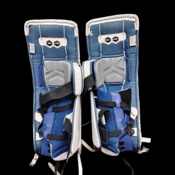 Used Vaughn VE8 Goalie Leg Pads Inter Royal Blue 31