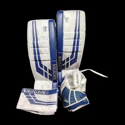 Used Vaughn VE8 Goalie Leg Pads Inter Royal Blue 31
