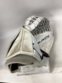 Used Vaughn VELOCITY PRO V10 Senior Goalie Catcher White