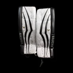 Used Vaughn VELOCITY V6 Goalie Leg Pads Inter White 30"