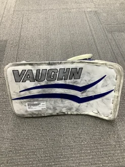 Used Vaughn VELOCITY Youth Goalie Blocker Royal Blue
