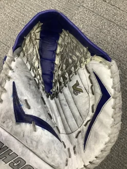 Used Vaughn VELOCITY Youth Goalie Catcher Royal Blue