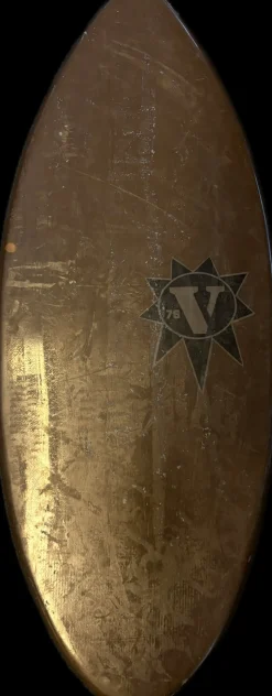 Used Victoria Sport FIBERGLS Skim Board Brown 38"
