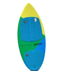Used Victoria Sport IMPULSE WAKESURF BOARD Surf Wakeboard Royal Blue 130 cm