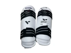USED Vision Martial Arts Shin Pads White SM