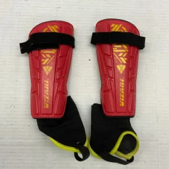 Used Vizari Soccer Shin Guards Junior Red LG