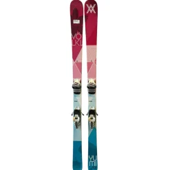 Used Volkl 168CM VOLKL YUMI Womens DH Ski/Binding Pink 168 cm