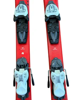 Used Volkl UNLIMITED Boys DH Ski/Binding Red 130 cm