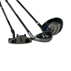 Used Walter Hagen HAGEN JR SERIES 3PC SET Jr Package Set RH Black And Royal Blue 4 Piece
