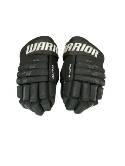 Used Warrior ALPHA DX4 Junior Gloves Black 12"