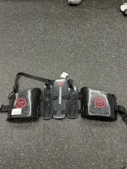 Used Warrior BOX RIB Lacrosse Rib Pads Black XS