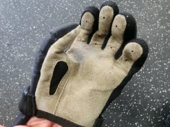 Used Warrior BURN Lacrosse Gloves Junior Black XS