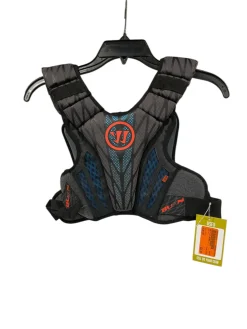 Used Warrior BURN Lacrosse Rib Pads Grey SM