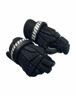 Used Warrior BURN Lacrosse Gloves Junior Black SM