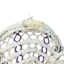 Used Warrior EVO 5 STRUNG HEAD Mens Lacrosse Head White