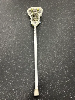 Used Warrior EVO 5 W/ ECD CARBON 2.0 JR STICK Jr Atk/Mid Complete Stick White 37