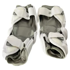 Used Warrior EVO PRO Lacrosse Arm Pads/Guards White MD