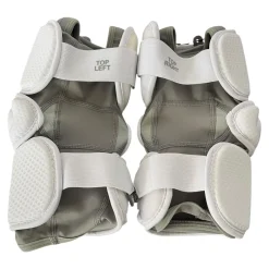 Used Warrior EVO PRO Lacrosse Arm Pads/Guards White LG