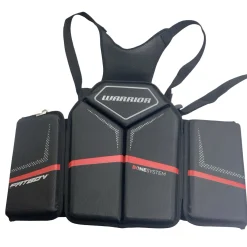 Used Warrior FAT BOY RIB PADS Lacrosse Rib Pads Black LG