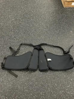Used Warrior FATBOY RIB GUARD Lacrosse Rib Pads Black LG