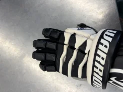 Used Warrior HYPNO IV Lacrosse Gloves Mens Navy Blue LG
