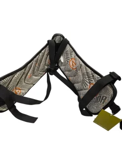 Used Warrior Lacrosse Rib Pads Black/Orange/White MD