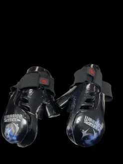Used Warrior Martial Arts Gloves Black SM