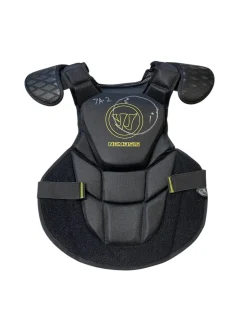 Used Warrior NEMESIS LAX Goalie Chest M Black SM