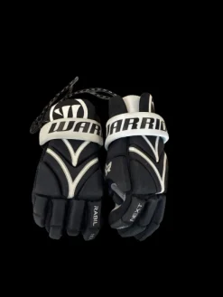 Used Warrior NEXT Lacrosse Gloves Junior Black SM