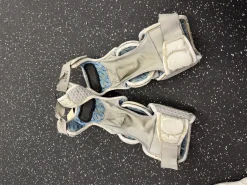 Used Warrior PC Lacrosse Arm Pads/Guards Grey LG