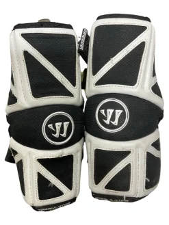 Used Warrior REGULATOR LITE Lacrosse Arm Pads/Guards Black MD