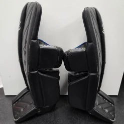 Used Warrior R/G4 +1 JR LEG PADS Goalie Leg Pads Junior Black 28