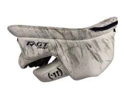 Used Warrior RGT PRO Senior Goalie Blocker White