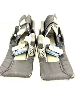 Used Warrior RITUAL G4 Goalie Leg Pads Junior Black 28