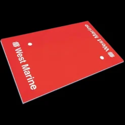 Used WEST MARINE 3-LAYER MAT 6FTX18FT Pad/Raft Red