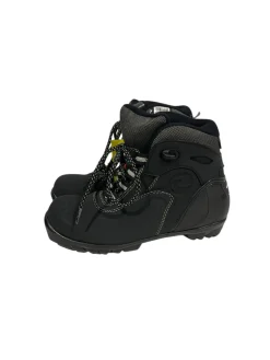 Used Whitewoods Boys NNN XC Ski Boots Black W 06 / JR 04-04.5