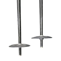 Used Whitewoods ICE POLES 120CM/48IN Mens DH Ski Pole Black 120 cm / 48 in
