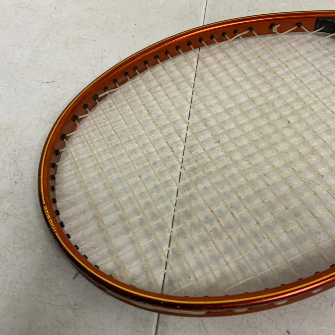 Used Wilson ACE MIDSIZE Adult Tennis Racquet Orange 4 1/2"