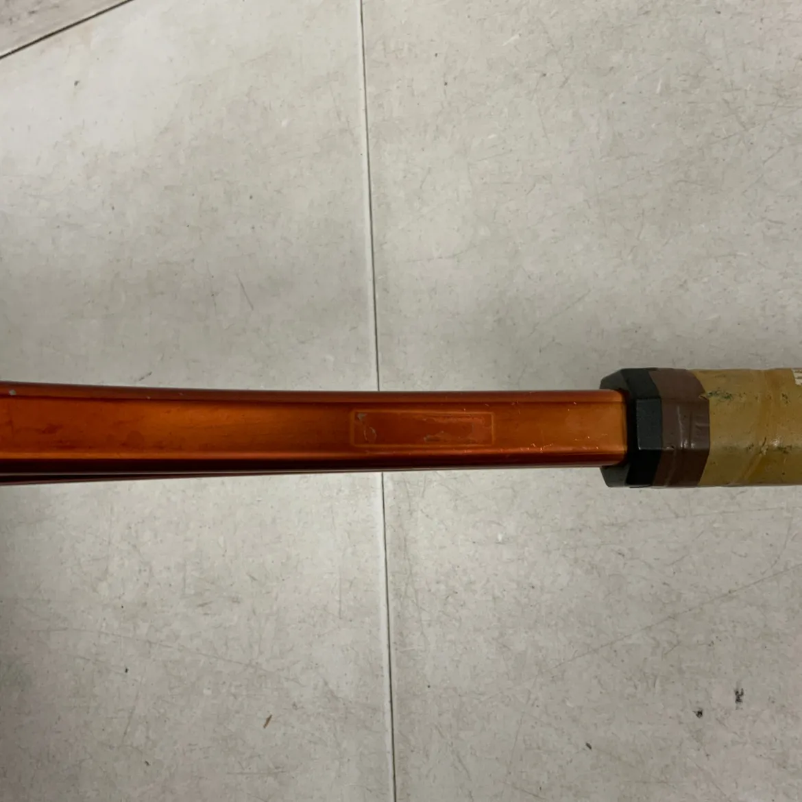 Used Wilson ACE MIDSIZE Adult Tennis Racquet Orange 4 1/2"