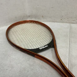 Used Wilson ACE MIDSIZE Adult Tennis Racquet Orange 4 1/2