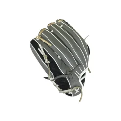 Used Wilson A10RF24IF12 RH Throw Fastpitch Gloves Grey 12"