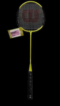 Used Wilson BADMINTON RACQUET Adult Badminton Racquet Yellow Unknown